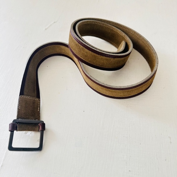 ermenegildo zegna belt leather brown size 40 - Picture 10 of 10